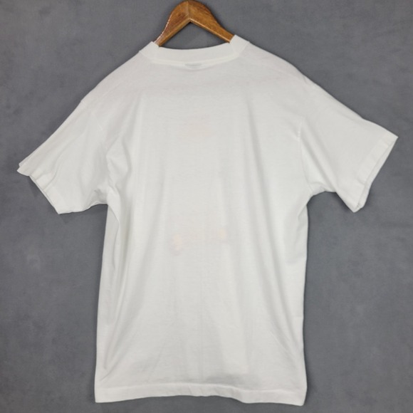 VTG Screen Stars Best T-Shirt Mens XL White Cotton Not Playing With A Full Duck - Picture 7 of 9